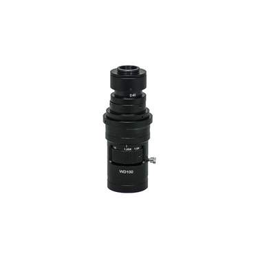 0.28-2X Video Zoom Microscope Body, SKU MZ19031111, three quarter front view