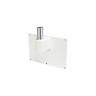 Wall Mount 46mm Diameter Post, SKU SM51019212, three quarter front view