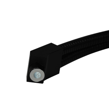 Dual Gooseneck Light Guide Cables for Microscope Fiber Optic Illuminator, Length 460mm, Output Diameter 5mm, Input Diameter 6mm