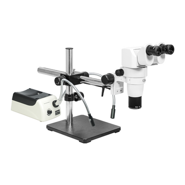 8-80X Halogen Light Boom Stand Binocular Parallel Zoom Stereo Microscope PZ02040463