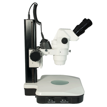 6.5X-45X Super Widefield Zoom Stereo Microscope, Binocular, Track Stand, Halogen Top Light and Fluorescent Bottom Light