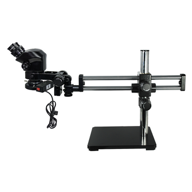 7-50X ESD Safe Dual Arm Stand Fluorescence Light ESD Binocular Zoom Stereo Microscope SZ02090542