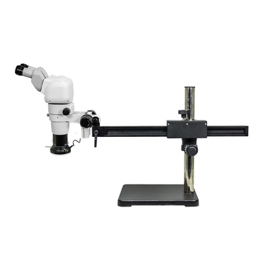 4-32.5X Ball Bearing Boom Stand Polarizing LED Light Binocular Parallel Zoom Stereo Microscope PZ02140124