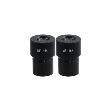 WF 16X Widefield Microscope Eyepieces, 23.2mm, FOV 13mm (Pair), SKU BM03012511, three quarter front view