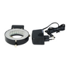 48 LED Microscope Ring Light with Four-Zone Quadrant Control Diameter 60mm 6W, SKU ML28241124, three quarter front view
