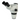 6.7-45X Zoom Ratio 1:6.7 Eyepiece Field of View Dia. 22mm Objective Working Distance 100mm Trinocular Zoom Body, SKU SZ05011131, three quarter front view