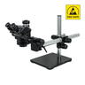 7-50X ESD Safe Boom Stand ESD Trinocular Zoom Stereo Microscope, SKU SZ19040451, three quarter front view