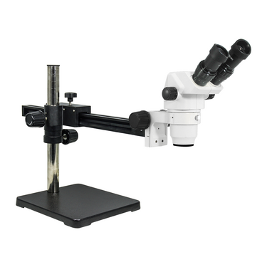 6.5X-45X Super Widefield Zoom Stereo Microscope, Binocular, Gliding Arm Boom Stand