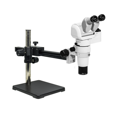 8-65X Ball Bearing Boom Stand Trinocular Parallel Zoom Stereo Microscope PZ02140132