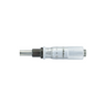 0-0.60″ Mechanical Micrometer Head Graduation 0.001″ 0.6" Flat Zero-Adjustable Mechanical Micrometer Head (with Spindle Lock, Thimble Diameter: Dia. 15mm), SKU Mitutoyo-149-185-10, three quarter front view
