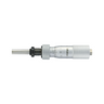 0-1″ Mechanical Micrometer Head Graduation 0.001″ 1" Flat with Clamp Nut Mechanical Micrometer Head (with Spindle Lock, Thimble Diameter: Dia. 18mm, Plain Thimble), SKU Mitutoyo-150-218-10, three quarter front view