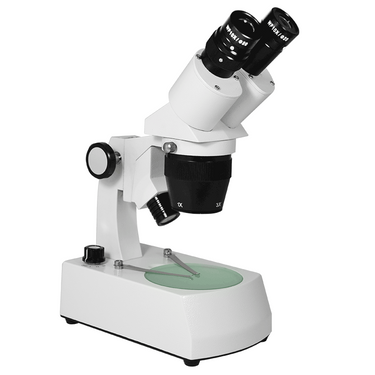 10X/30X Widefield Stereo Microscope, Binocular, Track Stand, LED Top and Bottom Light, Bright Field