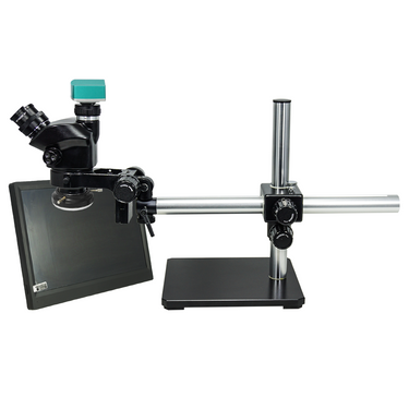 2.0 Megapixels 7-50X CMOS LED Light ESD Safe Boom Stand ESD Trinocular Zoom Stereo Microscope SZ02090455