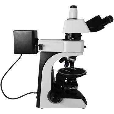 40X-600X Polarizing Microscope, Trinocular, Dual Halogen Light, for Geology, Petrology, Laboratories