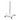Vertical Post Height 810mm Rolling Floor Stand for Surgical Microscope (5 Spokes), SKU SM51019214, three quarter front view