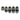Achromatic Polarizing Microscope Objective Lens Set (Spring) 4X 10X 25X 40X 63X, SKU PL04083011, three quarter front view