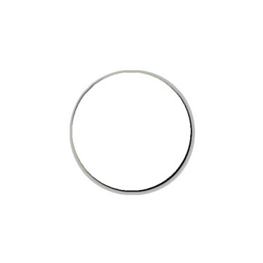 124mm Black White Microscope Stage Plate (4 7/8 inch Diameter)