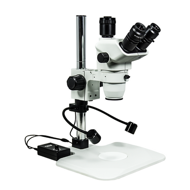 6.7-45X LED Light Post Stand Trinocular Zoom Stereo Microscope SZ02060238