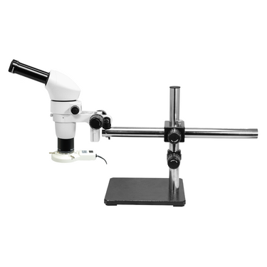 8-80X Boom Stand Fluorescence Light Binocular Parallel Zoom Stereo Microscope PZ02040128