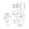 1X Focus Distance 50mm  Laser Video Microscope Body (FS70L-S), SKU Mitutoyo-378-186-2, three quarter front view