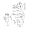 1X Focus Distance 50mm  Laser Video Microscope Body (FS70L4-S), SKU Mitutoyo-378-187-2, three quarter front view