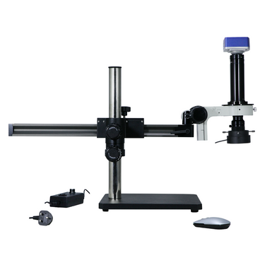 0.7-4.5X 8 Megapixels CMOS LED Light Ball Bearing Boom Stand Video Zoom Microscope MZ02120306
