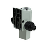 Focus Distance 45mm 32mm Through Hole Fine Focus Rack, SKU PZ05020132-0001, three quarter front view