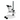 3.5-90X Post Stand Fluorescence Light Trinocular Zoom Stereo Microscope, SKU SZ02010235, three quarter front view