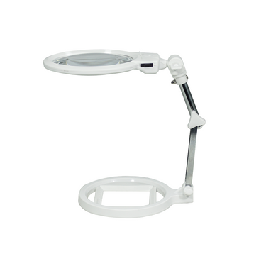 3 Diopter (1.75X) LED Desktop Magnifying Lamp with 10D Spot – Foldable