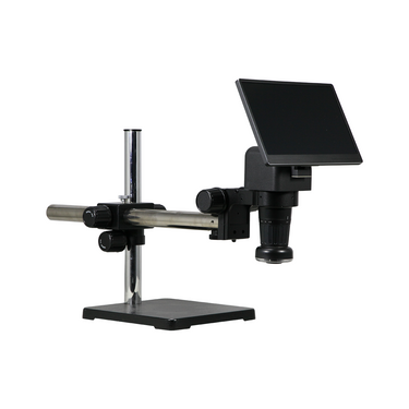 4K Digital Inspection Microscope, Boom Stand, 11.6” Screen, HDMI/USB