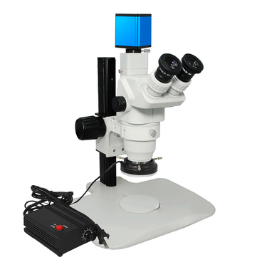 2.0 Megapixels 6.7-45X CMOS LED Light Track Stand Trinocular Zoom Stereo Microscope SZ02020052