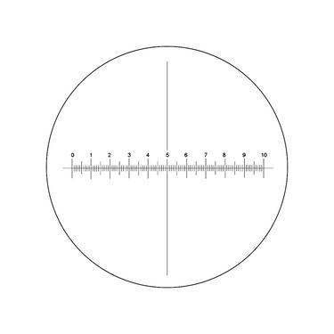10mm/100 Div Eyepiece Field of View Dia. 18mm 10X Reticle Eyepiece ( Dia. 23.2/FN18) BM13022231