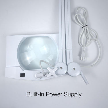 3 Diopter (1.75X) LED Magnifying Lamp with Clamp - Rectangle Head