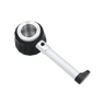 LED Quantity 6 30X Handheld Pipe Metal Scale Magnifier LED UV Currency Checker, SKU MG02104171, three quarter front view