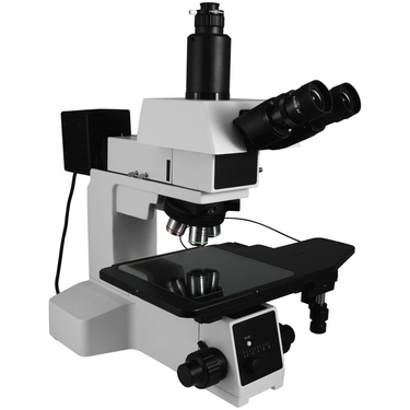 50X-500X Metallurgical Microscope, Trinocular, Halogen Light, Bright Field Dark Field