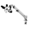 3.35-22.5X Pneumatic Arm Trinocular Zoom Stereo Microscope, SKU SZ02060751, three quarter front view