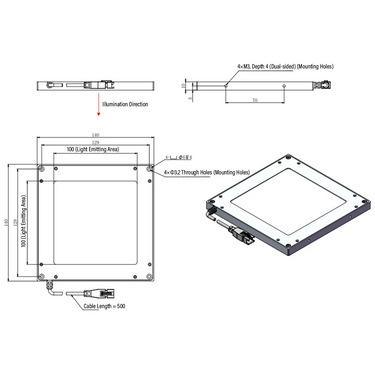 8.5W LED Light 8.5W LED Shadowless Light Source Head ML02291411