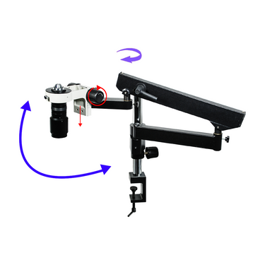 1-6X Flexible Arm Video Zoom Microscope MZ02110601