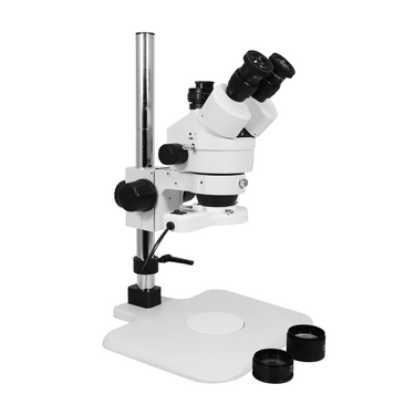 3.5-90X Post Stand Fluorescence Light Trinocular Zoom Stereo Microscope SZ02010235