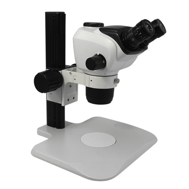 6.6X-51X WF Binocular Zoom Stereo Microscope Track Stand High Eyepoint Eyepiece