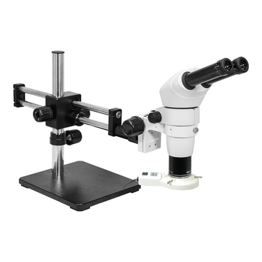 8-80X Dual Arm Stand Fluorescence Light Binocular Parallel Zoom Stereo Microscope PZ02050122