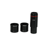 0.5X Reduction Lens / Relay Lens Camera Coupler C-Mount Adapter, to Convert 25mm to Microscope Eyepiece Diameter 23.2mm 30mm 30.5mm, SKU CP02041301, three quarter front view