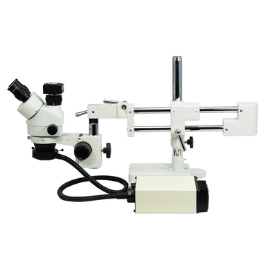 5.0 Megapixels 7-45X CMOS LED Light Dual Arm Stand Trinocular Zoom Stereo Microscope SZ02010534