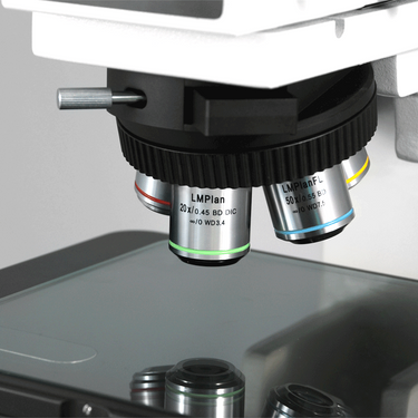 20X Infinity-Corrected Long Working Distance LM Plan Achromatic Dark Field Metallurgical Microscope Objective Lens Working Distance 3.4mm