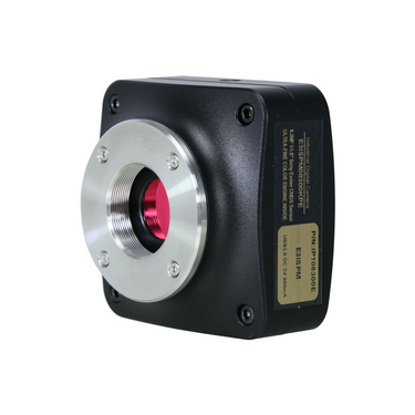 8.3MP USB 3.0 CMOS Color Digital Microscope Camera, Calibration Function for Windows XP/Vista/7/8/10/11, Mac OSX, Linux 2.6 and Above, SKU DC29111761, three quarter front view