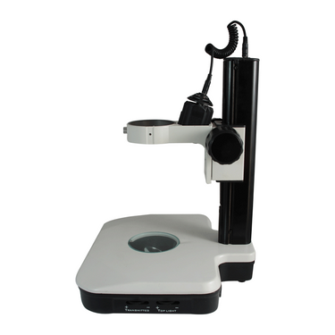 Microscope Track Stand, 83mm Coarse Focus Rack, Top and Bottom Halogen Light