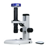 0.58-7X 8 Megapixels CMOS Track Stand LED Dual Illuminated Light  Video Zoom Microscope, SKU MZ02130212, three quarter front view