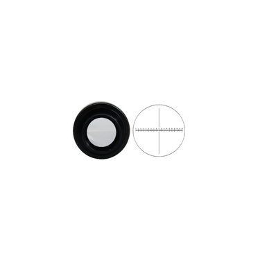 WF 10X Widefield Focusable Microscope Eyepiece with Reticle, X-Axis Crosshair, High Eyepoint, 30mm, FOV 20mm, Adjustable Diopter (One) BM03022231